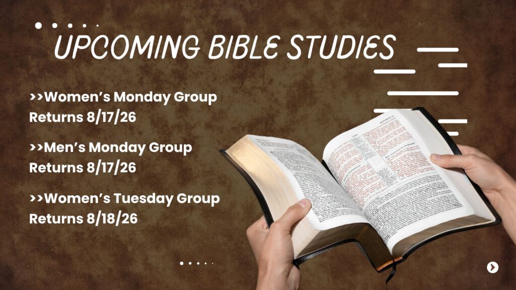 UPDATED Bible Studies